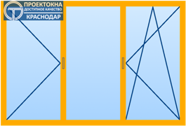 Пластиковый балкон в Краснодаре из профиля ПВХ - Теплый вариант 1