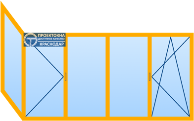 Пластиковый балкон в Краснодаре из профиля ПВХ - Теплый вариант  5